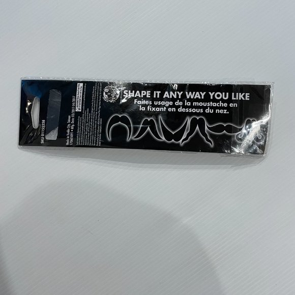 Spirit Halloween 6-Way Moustache Halloween Costume Prop - Picture 2 of 3